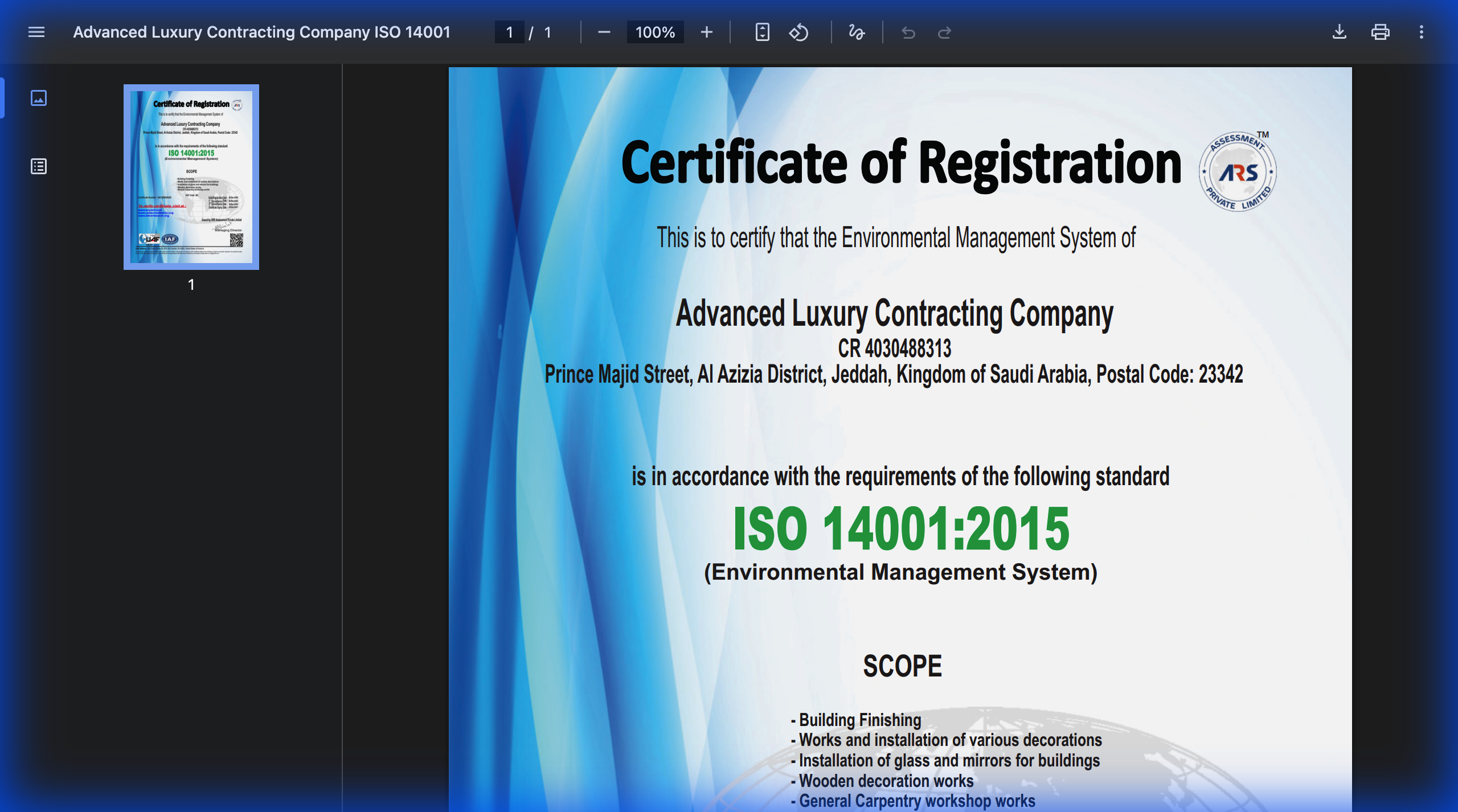 ISO 14001:2015