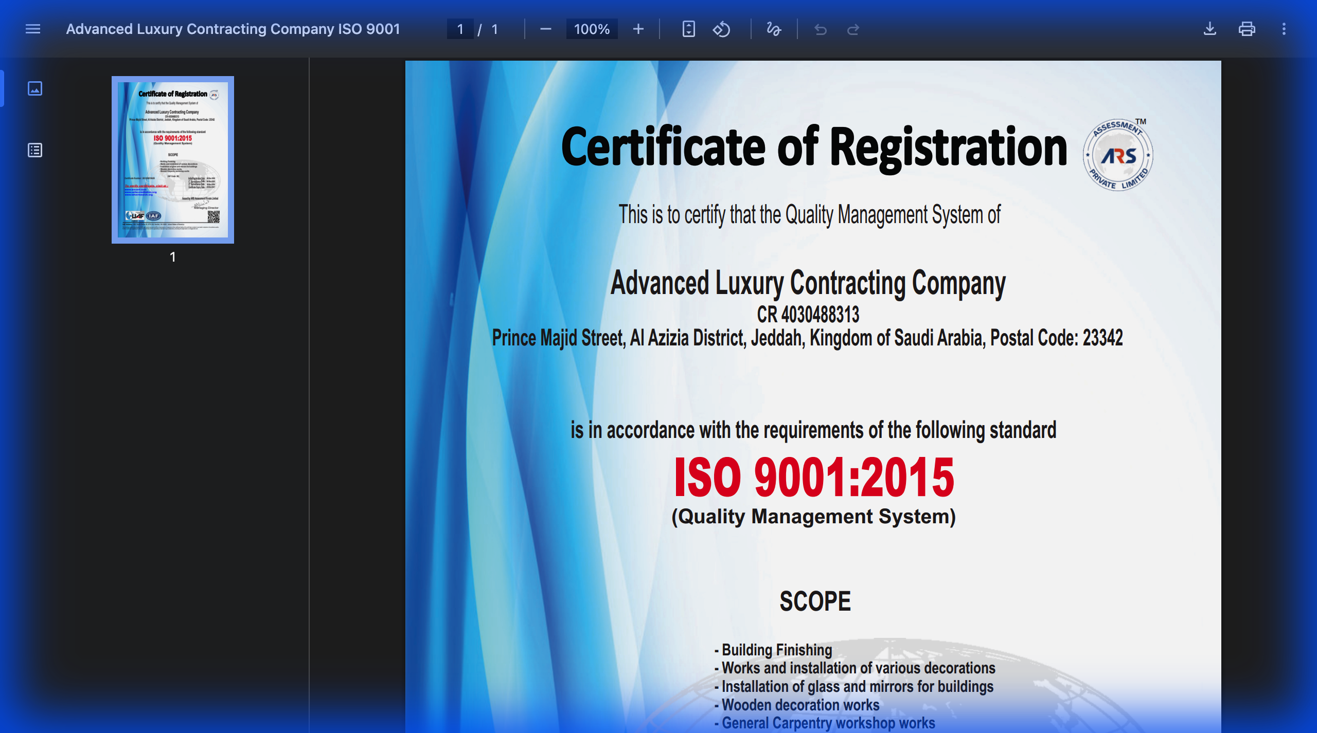 ISO 9001:2015